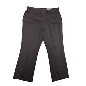 Cj Banks Pants Womens 16 Petite Brown Downtown Pant Trouser Leg NWT